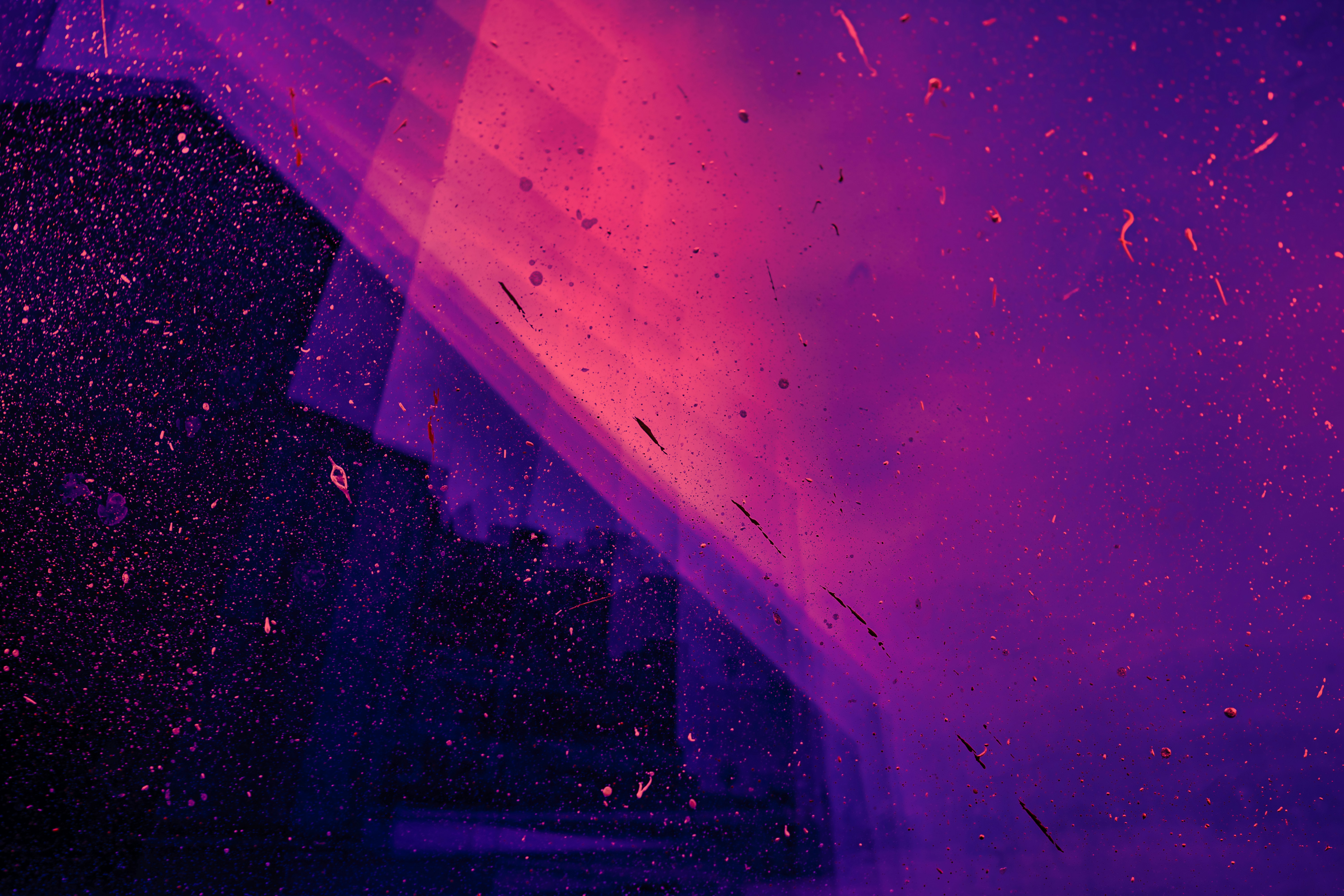 Abstract tech visualization with colorful circuit patterns