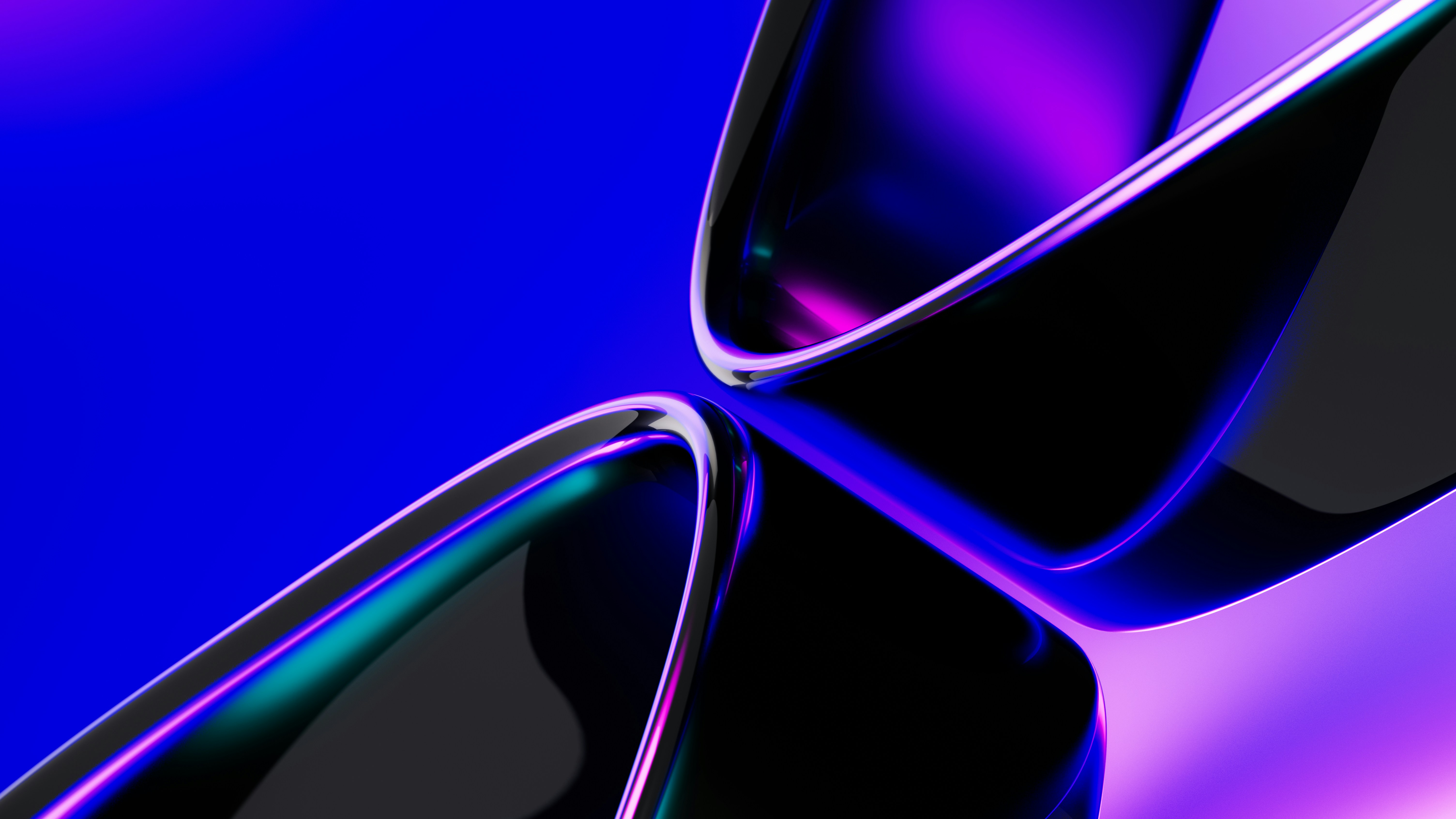 Futuristic tech visualization with purple and blue gradient